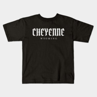 Cheyenne, Wyoming Kids T-Shirt